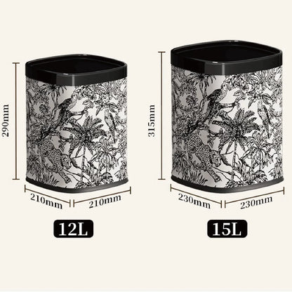 Poubelle style retro française dimension
