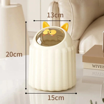 Dimension de la mini poubelle de bureau adorable