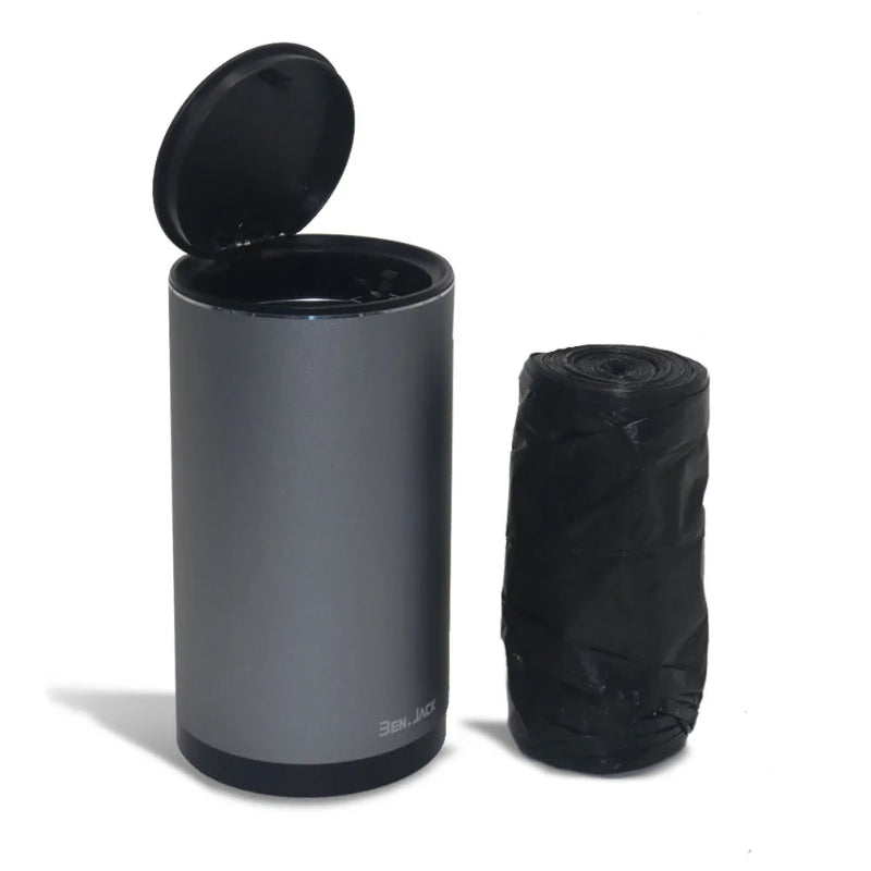 petite poubelle de voiture 300ml grise