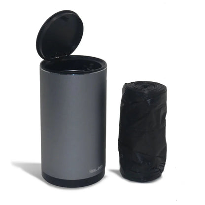 petite poubelle de voiture 300ml grise