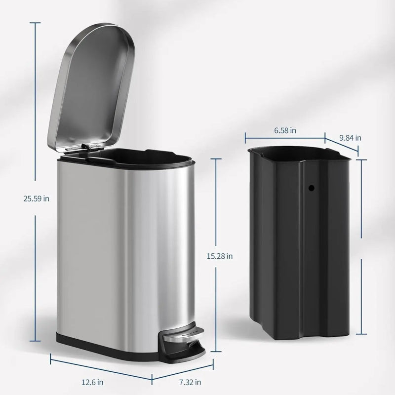 Dimension de la poubelle de cuisine 10L