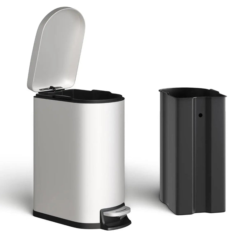 poubelle de cuisine 10L en inox