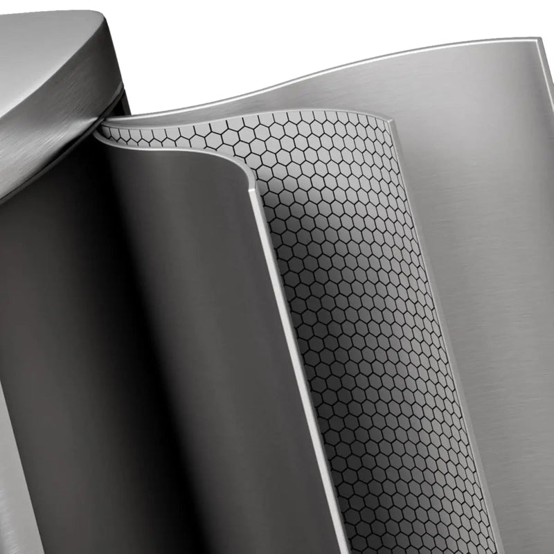 La matière de la poubelle de cuisine 50L + 10L