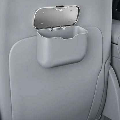 poubelle de voiture design moderne grise