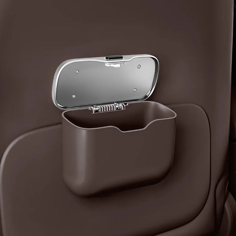 poubelle de voiture design moderne marron