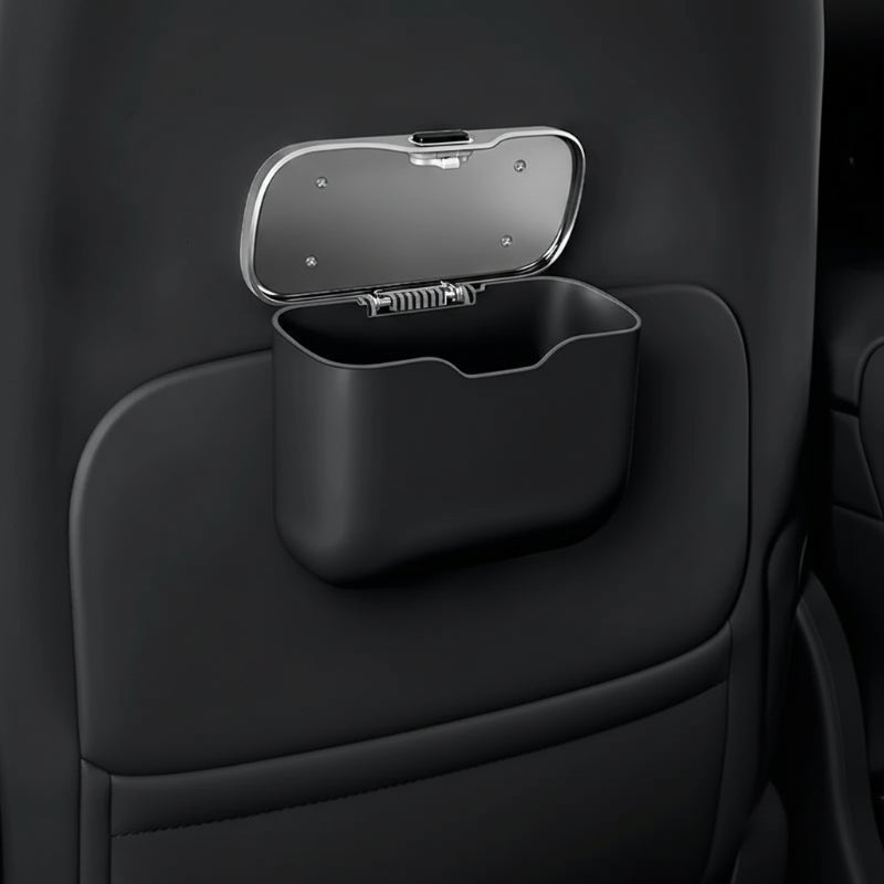 poubelle de voiture design moderne noire