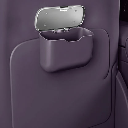 poubelle de voiture design moderne violette